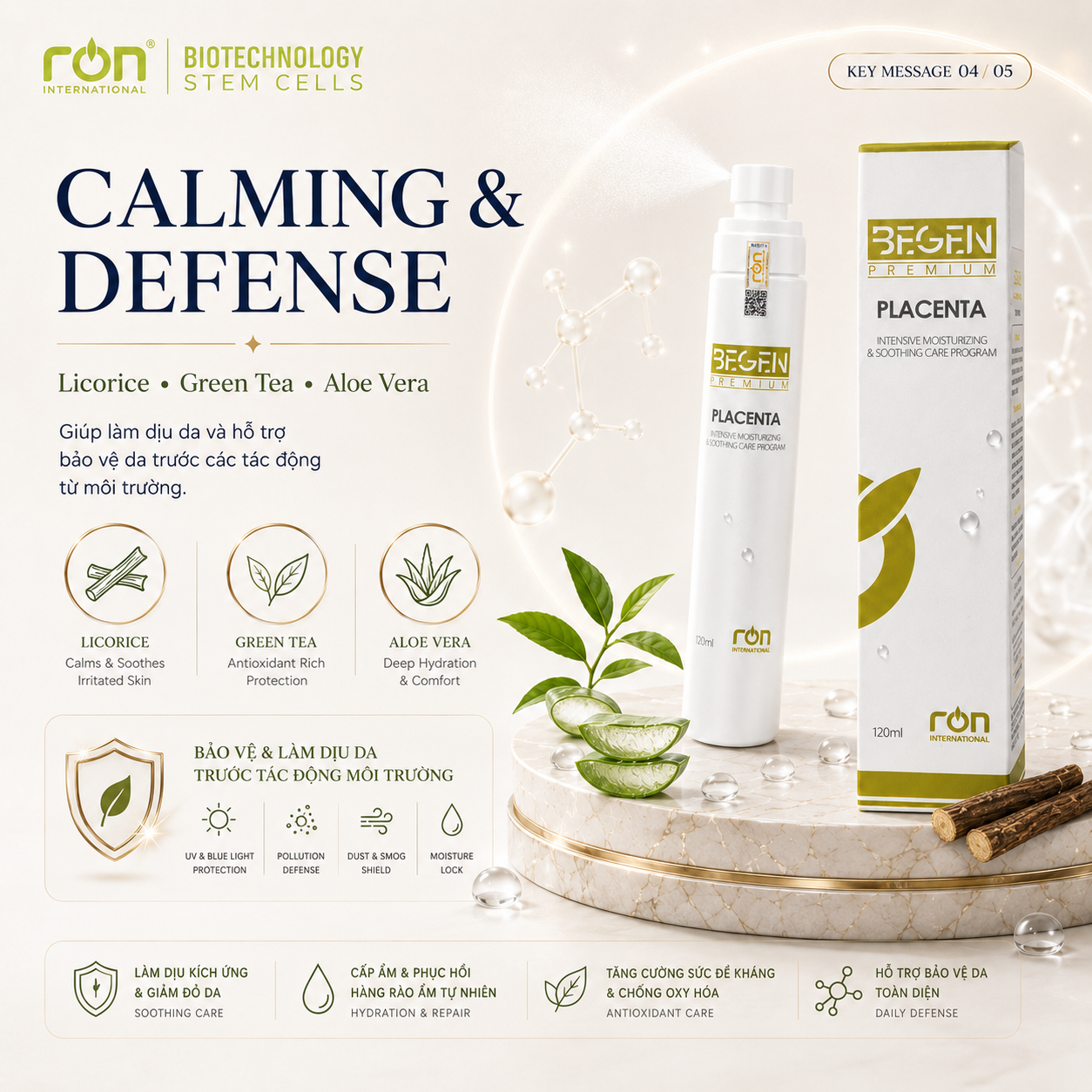 Xịt Khoáng (Begen Premium Placenta) 120ml